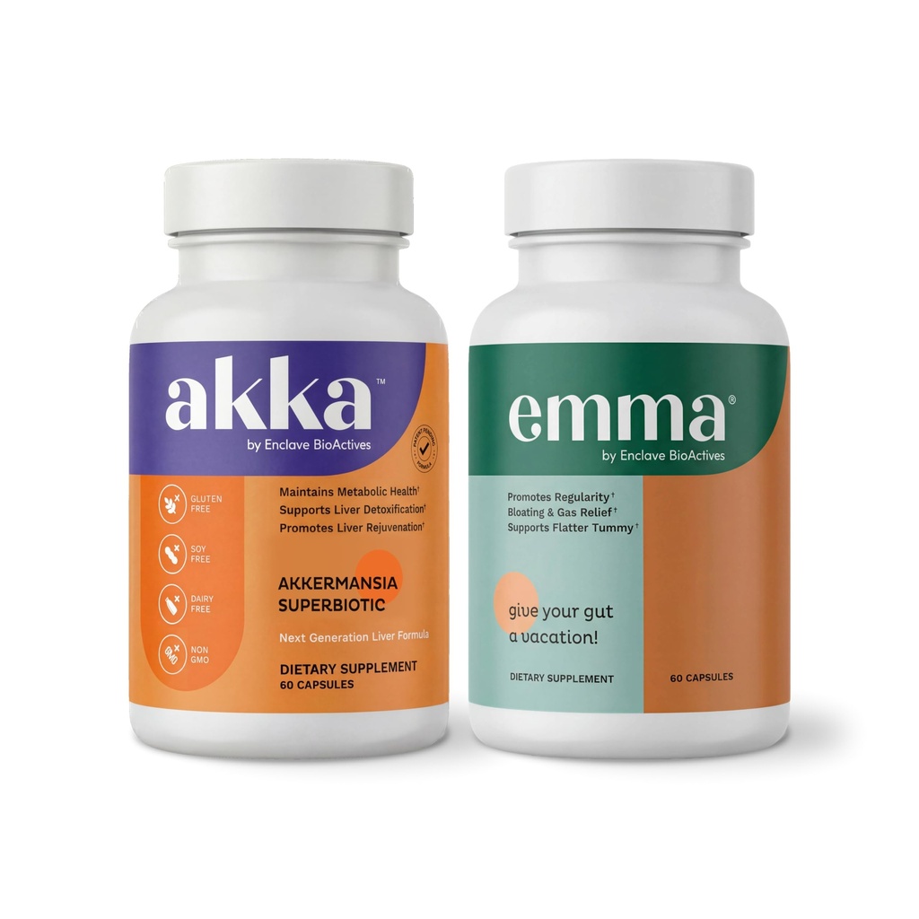 אמה Akka Liver לנקות את Detox & תיקון הבריאות - להשלים בריאות בונדלה עם Magnesium, Berberine, ויטמין D & More לתמיכה Gut, Liver, Metabolism, Immunity & קולון ניקוי