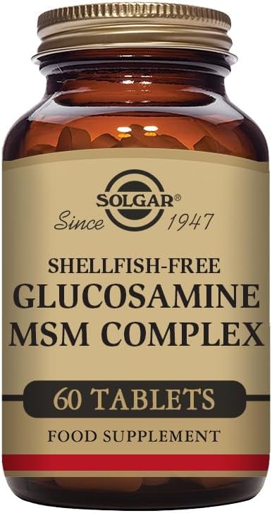 Solgar Glucosamine MSM מורכב טבליות, 60 Count