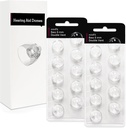 Double Vent 6mm-Hearing Aid Domes for Oticon Minifit, Oticon Hearing Aid Supplies, החלפת חלקים אביזרים יוניברסל Oticon Domes for Hearing Aids ניקוי Kits (20 Pcs)