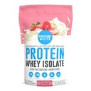 Master CFM Whey Isolate אבקת חלבון, 2 LB, 23g Low Carb, שומן נמוך, קר-Processed, Fast Absorbing, שריר ושיקום תמיכה (Strawberries & Cream)