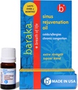 ברקה Sinus Rejuvenation Oil - תערובת של 6 שמנים חיוניים אורגניים עבור Clear Nasal Breathing, Eases Sinus לחץ, ומציע להרגיע את התמיכה הבריאותית של נסל; אידיאלי לשימוש יומיומי - 4 מ"ל (1-Pack)