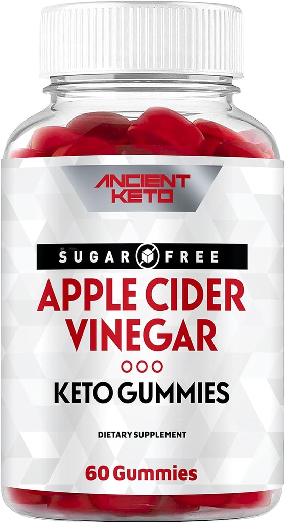 Keto Sugar-Free ACV Gummies with the Mother - ניקוי ודקוקס, תומך במשקל בריא, בריאות החיסון, ו- Gut בריאות - טבעוני, ללא סוכר