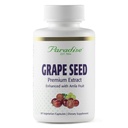 Paradise Herbs Grape Seed Extracted, Active Whole Spectrum, Antioxidant, טבעוני, non GMO, Gluten Free, 90 קפסולות צמחוניות