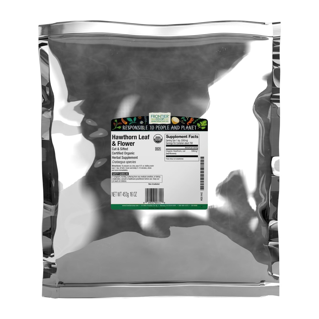 Frontier Co-op Organic Cut & Sifted הות'ורן הייבב 1lb