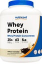 אבקת חלבון רעילה Whey, וניל, 5 פאונד - חלבון Whey חלבון ריכוז