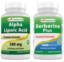 Best Naturals Alpha Lipoic Acid 300 מ"ג & Berberine Plus 1000 מ"ג