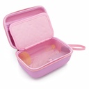 CASEMATIX Pink Travel Case Compatible with Asthma Inhaler, Masks, Spacer - Case Only