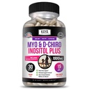 Kaya Naturals Myo & D-Chiro Inositol Plus תמיכה לנשים, ויטמין B8-30 קפסולות