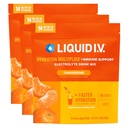 נוזל I.V. hydrotion Multiplier + Immune Support - Tangerine | אבקת אלקטרוליט לערבב | 3 Pack (42 משרתים)
