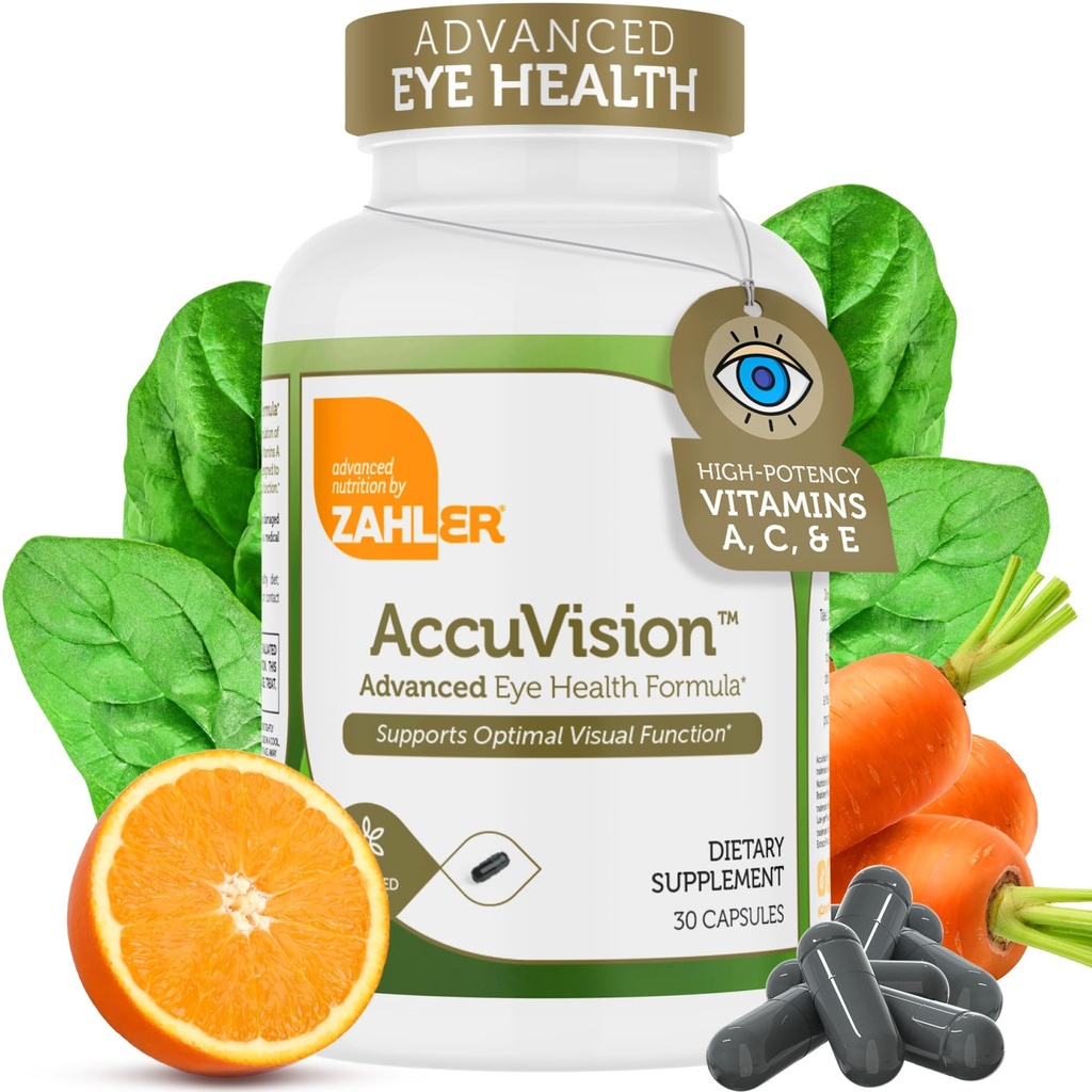 Zahler AccuVision, Advanced Eye Health Formula, 30 קפסולות