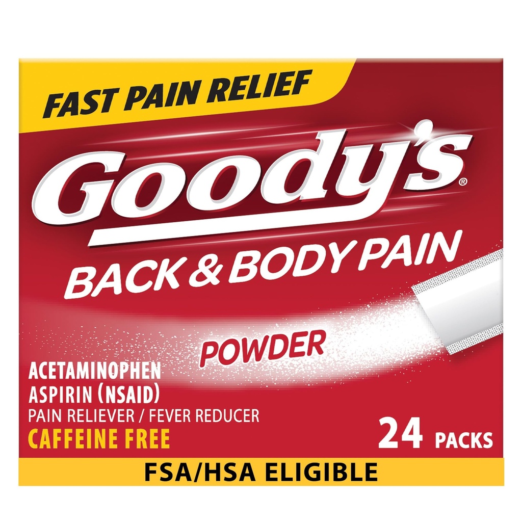 Goody's Back and Body Pain הקלה אבקה, 24 ct