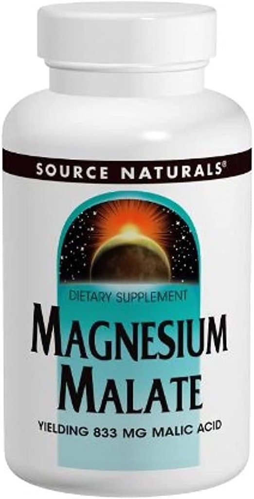 מקור Naturals Magnesium Malate 625 מ"ג, 200 קפסולות
