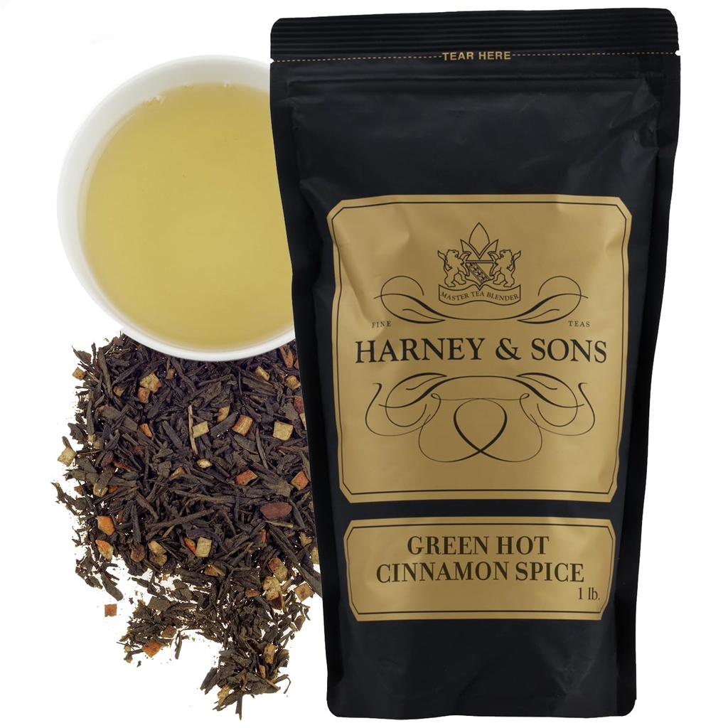 Harney and Sons Green Hot Cinnamon Spice Tea