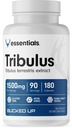 Bucked Up Tribulus 1500mg Per Serve, Essentials (90 משרתים, 180 קפסולות)