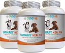 Cat UTI תמיכה - חיות Urinary Health Complex - עבור כלבים וחתולים - תמיכה מתקדמת במשקל - תוסף Cranberry לחתולים - 3 בקבוקים (270 טיפולים)