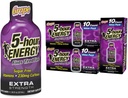 5 שעות ENERGY תוספת אנרגיה נורה, Grape Flavor, 30 Count, 1.93 oz., Zero Calories & Sugar-Free 230 מ"ג אנרגיה נורה, Amino Acids & B ויטמינים, תוספי תזונה