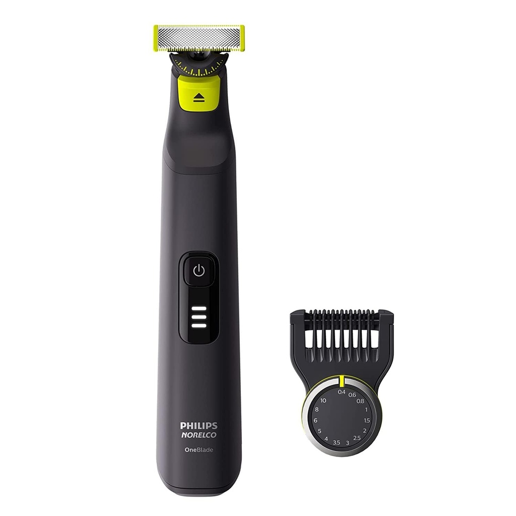 Philips Norelco OneBlade 360 Pro Electric Shaver & Trimmer, עם 12-in-1 Comb, QP6531/70