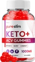 Pure Slim Keto ACV Gummies - פורמולה מתקדמת PureSlim Keto Plus ACVmie מסטיק Apple Cider Vinegar Pure Slim ACV Gummies Dietary Supplement Reviews Men (60 מסטיק)