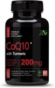 Generic Viva High Absorption CoQ10 עם Turmeric - תוספי תזונה אנטי-חמצן, Heart Health & Healthy Brain Function -Ubiquinol לבריאות מיוצ'ונדרית - 200 מ"ג 60 קפסולות