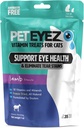 טיפול בויטמין PetEyez לחתולים - Tear Stain Remover - Eye Health Support - מקטין את גירוד ואלרגיות - Lamb Flavor - 1oz