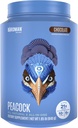 אבקת חלבון טבעוני של BIRDMAN Peacock | צמחי שלם מבוסס מאלי שקד עם Magnesium, ויטמין D, MCT שמן | All in One Supplement for Men and Women | Smooth Texture