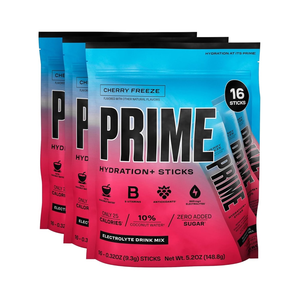 PRIME HYDRATION Sticks Cherry Freeze