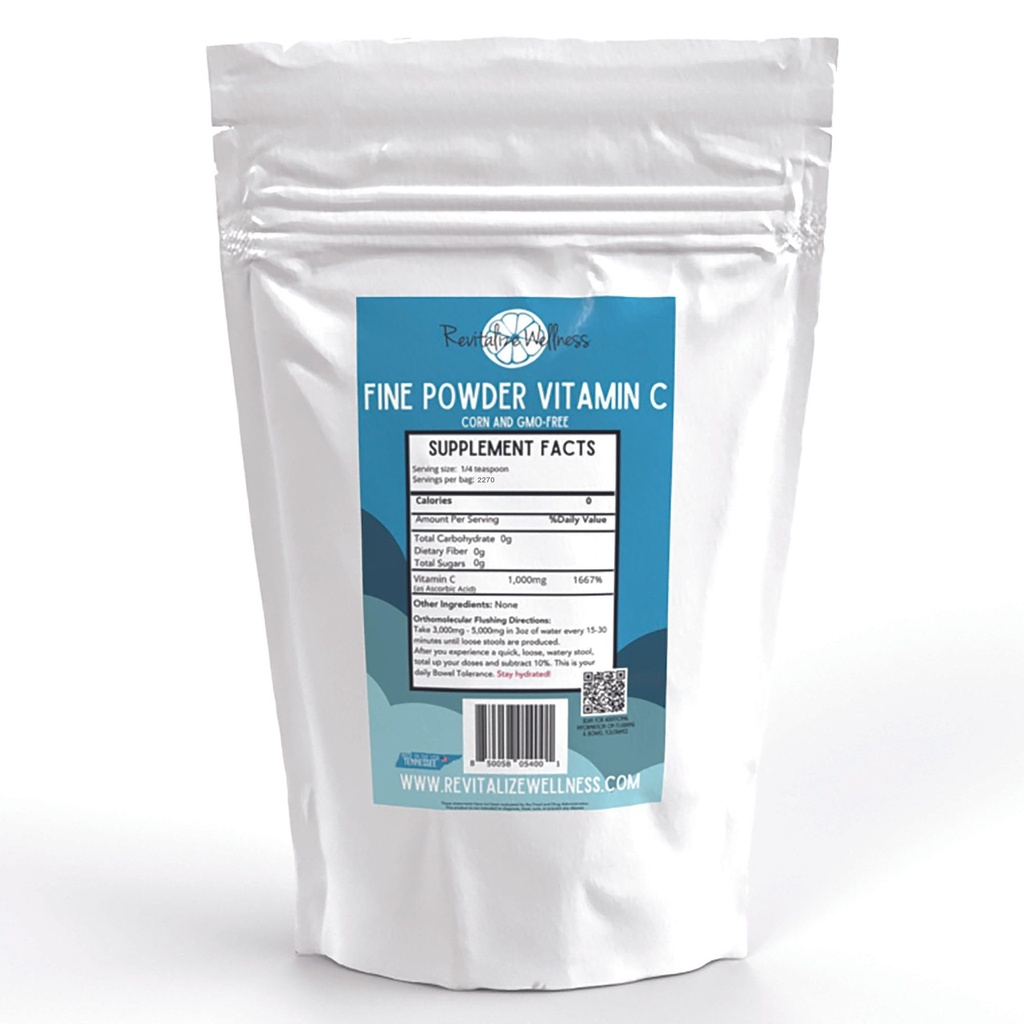 אבקה יפה ויטמין C כמו Ascorbic Acid | Pure, Sugar & GMO-Free | 1000 מ"ג ויטמין C לכל משרת | 5 lb Bag Bag