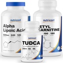 Acid 600mg, 240 Caps & Tudca 250 מ"ג, 60 Caps & Acetyl L-Carnitine 500 מ"ג, 180 Caps & Tudca 250 מ"ג, 60 Caps & Acetyl L-Carnitine 500 מ"ג, 180 Caps