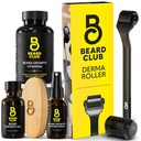 The Beard Club Derma Roller & Essential Beard Kit - Beard Roller, Beard Oil, Beard Spray, Beard ויטמינים
