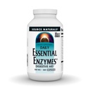 מקור טבעי Enzymes 500 מ"ג, Bio-Aligned Multiple Enzyme תוסף Herbal Defense for Digestion, Gas, Constipation & Bloating Relief - סיוע תזונתי * 360 קפסולות, 360 משרתים
