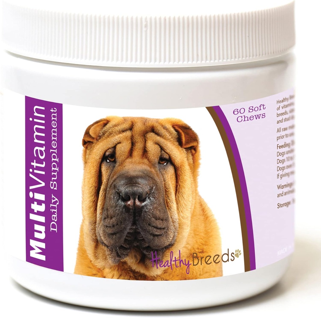 צ'אדים סיניים Shar Pei Multi-Vitamin Soft Chews 60