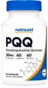 חומרים מזינים PQQQ (Pyrroloquinolineone) 20 מ"ג, 60 קפסולות - קפסולות צמחוניות, non-GMO, Gluten Freeten