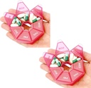 גלולת גלולות, 2 Pack Pill Box, Small Pills Case, Medicine מארגנת 1 פעם ביום, מארגנת תרופות שבועיות Container, Medicine Holder,Daily Pills Containers for Travel 7 Day