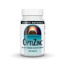 מקור Naturals OptiZinc Zinc Methionine Sulfate Complex & Dietary Supplement - 240 טבליות