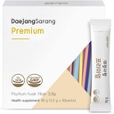 Daejang Sarang (Premium, 30 Sticks) - Psyllium Husk Dietary סיבים תוספת לבריאות העיכול ו- Constipation הקלה. גידול טבעי מבוסס צמחים, Gentle Formula 4,960 מ"ג.