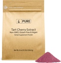 תכונות מקוריות טהורות Tart Cherry Extract (8oz), Non-GMO, Herbal Supplement