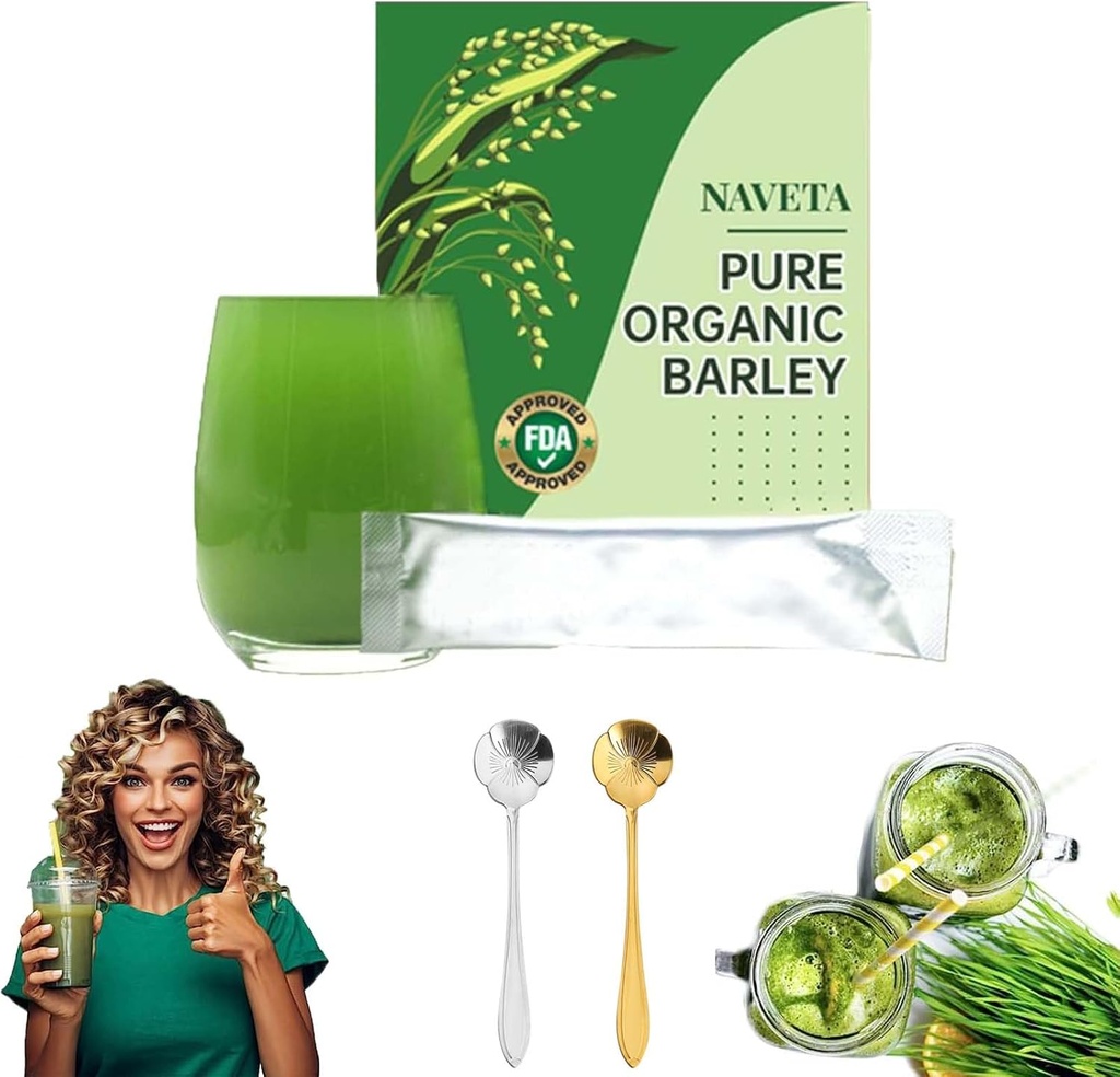 Naveta Barley Grass אבקת 100% Pure & אורגני, Naveta Pure Barley, Naveta אורגני Barley דשא אבקת, להיות טוב לבריאות (1Pcs)