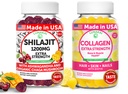 לונהקאי ארה"ב עשתה Shilajit & Collagen תוספת כוח מסטיקנים בונדלה - אנרגיה, שיער, עור ותמיכה - טעים ולא GMO