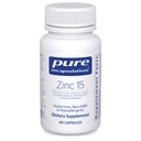 Encapsulations Zinc 15 מ"ג - תוספת Zinc Picolinate עבור תמיכה במערכת החיסון, צמיחה ופיתוח - עבור Wound Healing - 60 קפסולות