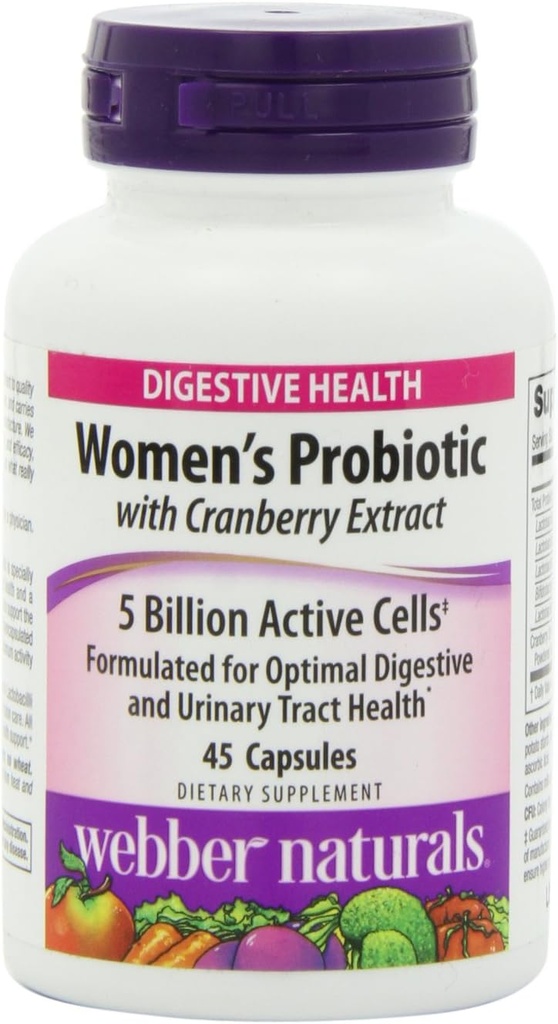 אפשרויות ל-Uber Naturals Women's Probiotic כמוסות נשים, 45 Count