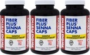 Yerba Primafi Plus Senna כמוסות, 180 ספירה (Pack of 3) - 118 משרתות של Gentle Overnight הקלה, ארה"ב Made, non-GMO, עבור שימוש קצר תנאי כדי לשחזר סדירות