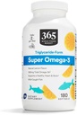 365 על ידי Whole Foods Market, Super אומגה 3, 180 הרוזן