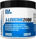 תזונה L-Leucine 2000 - חלבון סינתזה, התאוששות ותמיכה שרירים - ביצועים ואנרגיה - 2000 מ"ג L-Leucine - Gluten Free & Vegan - אבקת תזונה לא משועבדת - 100 משרתים