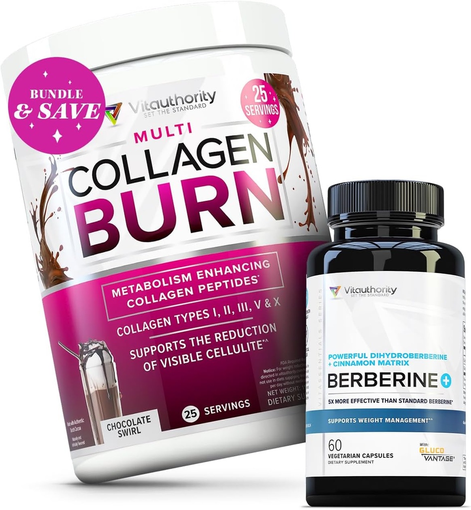 Vit Authority Multi Collagen Burn Chocolate and Berberine