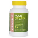 Noor ויטמינים 500 MG Halal ויטמין C Chewable Tablets + Rose HIPS ואנטיoxidants אני תומך במערכת החיסון I טבעוני, גלן חינם והליל ויטמין 60 כתום פלאדורד צ'ואלה I 2 חודש אספקת I