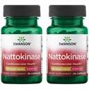Swanson Nattokinase 2000 Fibrinolytic Units 100 מיליגרם 30 קפסולות Enzyme (2 Pack)