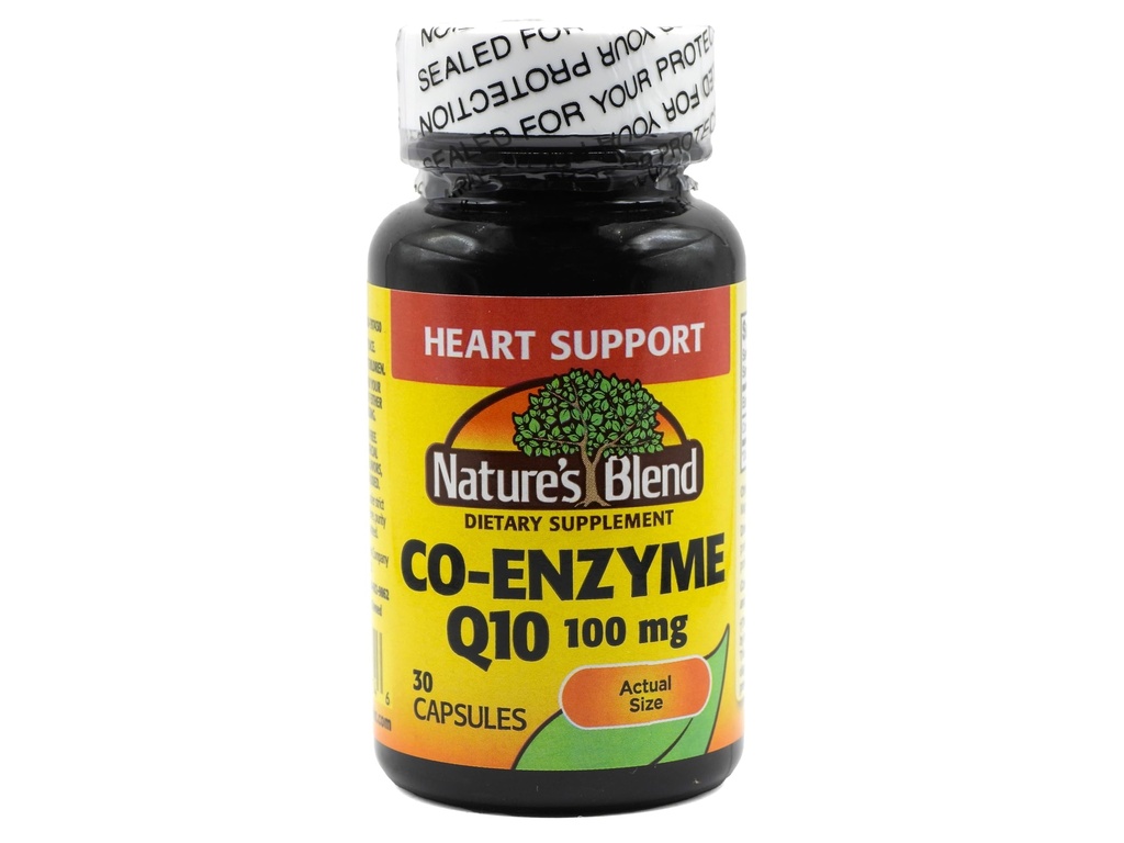 הקערה של הטבע Coenzyme Q10 100 מ"ג 30 קפסולות