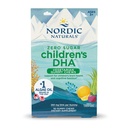 Nordic Naturals Zero Sugar Children's DHA Vegetarian Gummy Chews - Passion Fruit Lemon Flavor - 30 חניכיים - טבעונית Algae שמן אומגה 3 תוספת עבור ילדים המוח & קוגניציה תמיכה - 30 משרתים