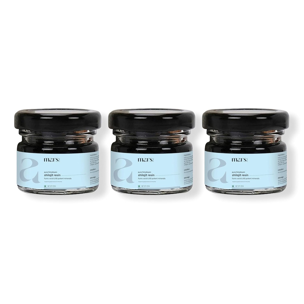 Mars ההימלאיה האורגנית Shilajit Resin | Natural Resin שמקורה ההימלאיה | Supports Vitality, Energy & Total Wellness