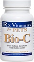 Rx ויטמינים bio-C - ויטמין C לכלבים וחתולים - עם לימון Bioflavonoids עבור Allergy הקלה - Immune תמיכה תוסף - מקדם תוספת בריאה ועור - משותף - 4 oz